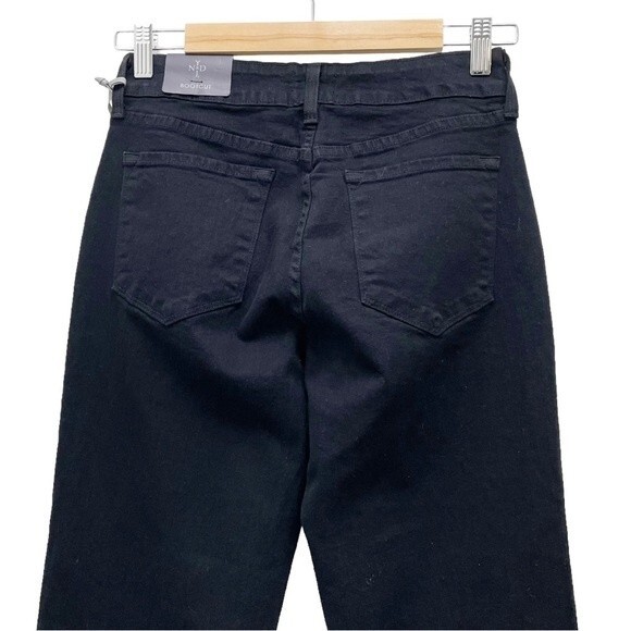 NWT NYDJ Barbara Tummy-Control Bootcut Jeans Black Denim Women's Size 2 NEW - Picture 6 of 13